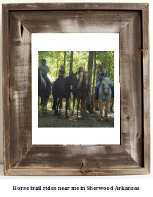 horse trail rides near me in Sherwood, Arkansas